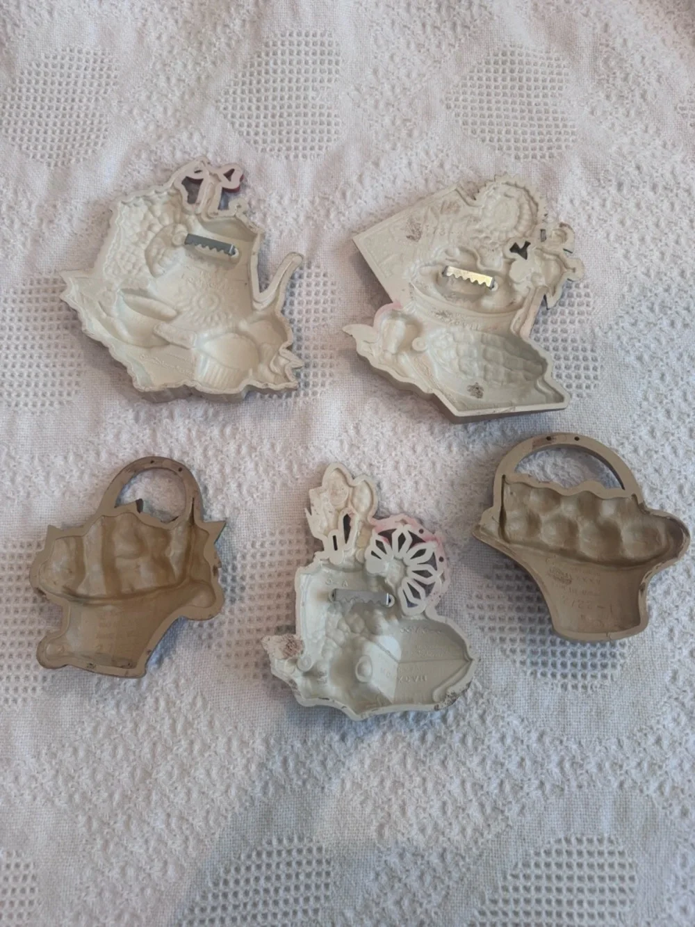 Vintage 80s/90s Homco Burwood Kitchen Wall Plaques Set of 5 Cottagecore Farm